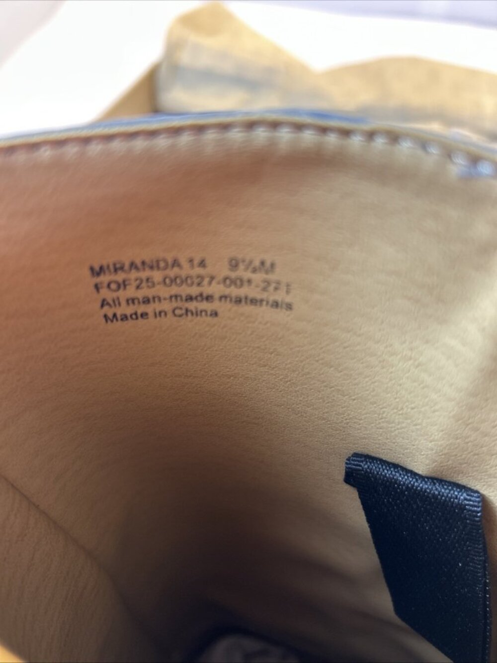 Frye Miranda 14 Riding Boots Knee High Western Dusty Blue Vegan Women Sz 9.5 NEW - Picture 11 of 13